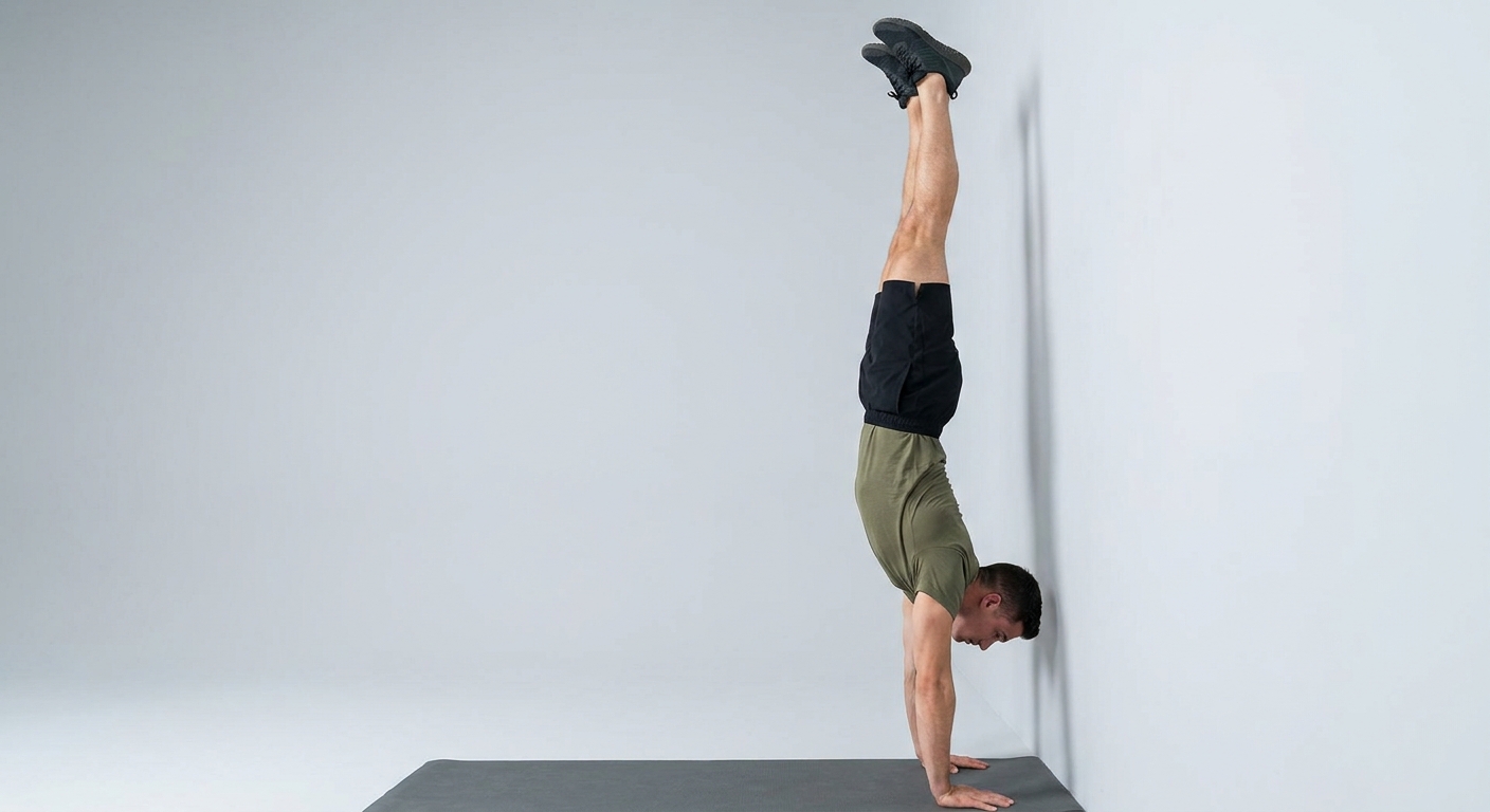 Handstand-Liegestütze